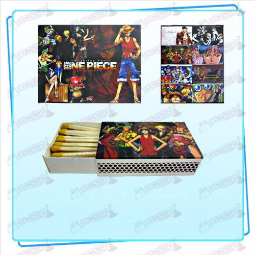 Embalado One Piece Acessórios para jogos (pequena caixa contendo 8) padrão aleatório