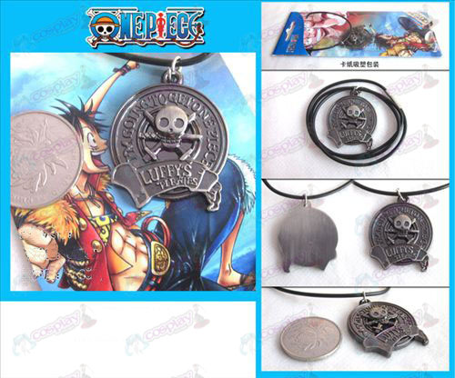 One Piece Acessórios colar logotipo