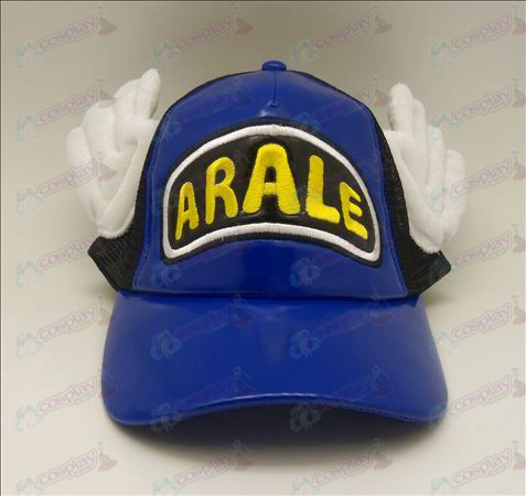 D Ala Lei chapéu (azul - preto)