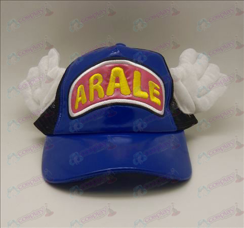 D Ala Lei chapéu (azul - rosa)
