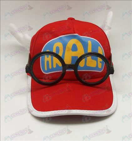 Ala Lei chapéu + óculos (vermelho)
