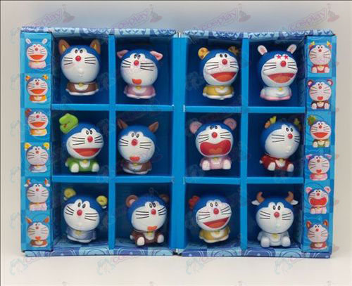 12 Zodiac boneca Doraemon