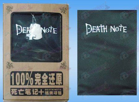 Death Note Acessórios A + colar