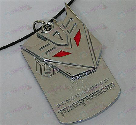 Transformadores Acessórios Decepticons duplo tag colar - marcada - Branco