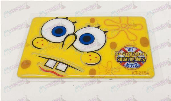 Desmagnetização do cartão impermeável afixada (SpongeBob SquarePants accessories1)