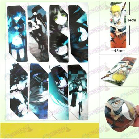 SQ014-Falta Rock Shooter acessórios grandes do anime Bookmarks (versão 5 do preço)