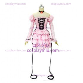Chobits Chii vestido rosa Cosplay Lolita
