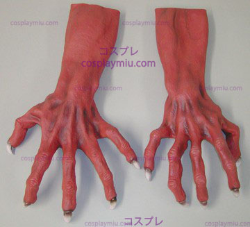Mãos finais monstro vermelho