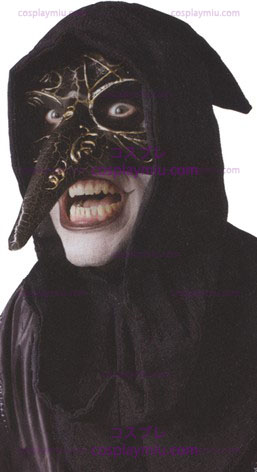Osso máscara veneziana Corvo