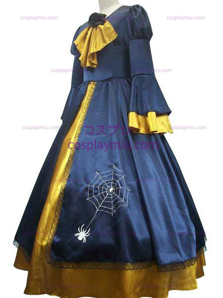 Vocaloid Kagamine Rin azul e vestido de traje amarelo Cosplay