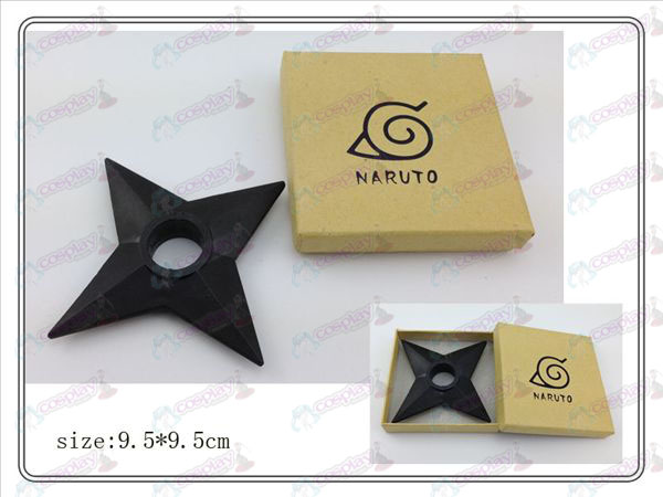 Naruto Shuriken caixa de plástico clássico (preto)