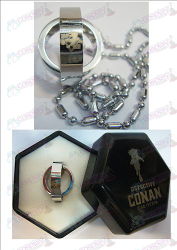 Conan 16 º aniversário colar duplo anel