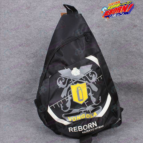 Reborn! Acessórios Vongola logotipo tecido oxford bolsa triângulo