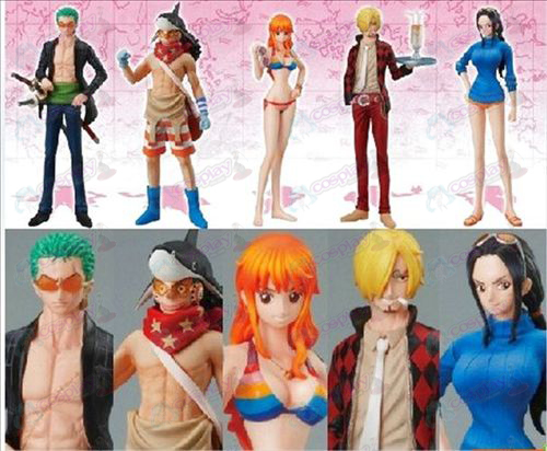 82 Geração 5 modelos One Piece conjunto de acessórios da boneca