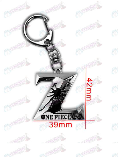One Piece AccessoriesZ logotipo keychain