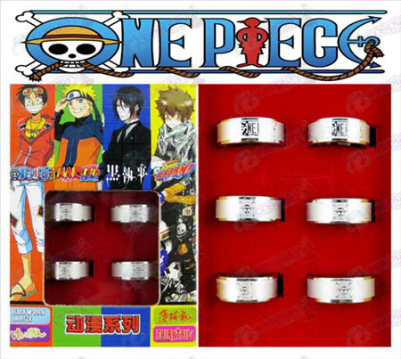 One Piece Acessórios Chopper fosco Ring (6 / set)