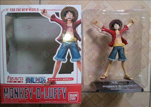 zero de Luffy -2 anos após os One Piece Acessórios Boxed 16 centímetros mão para fazer
