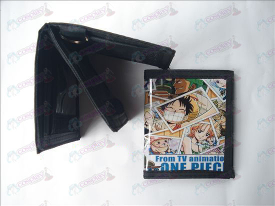 Luffy Q versão PVC figura carteira