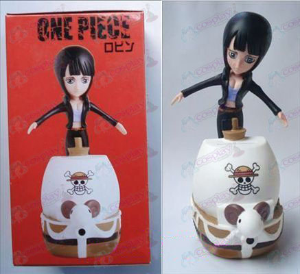 One Piece Acessórios Robin pote de dinheiro boneca (10cm)