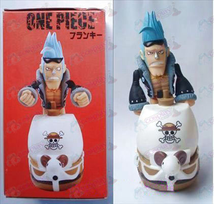 One Piece Acessórios para armas louco pote de dinheiro boneca (19 centímetros)
