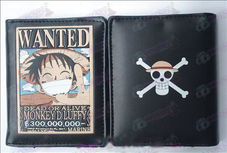 One Piece Luffy Acessórios mandado de carteira de couro (Jane)