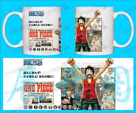 H-One Piece Acessórios Canecas LUFFY