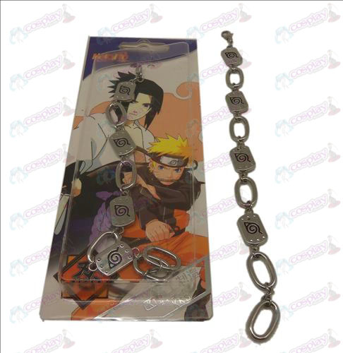 D Naruto Konoha pulseira (grande tipo O)