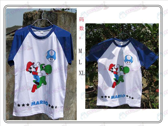 Super Mario Bros Acessórios azuis T-shirt