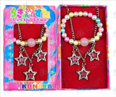 Acessórios Lucky Star três pingente de colar + pulseira (box)