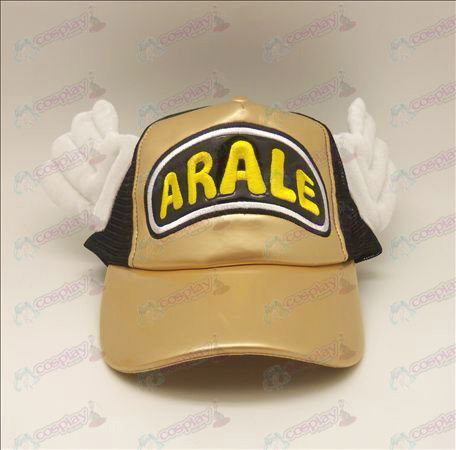 D Ala Lei chapéu (ouro - preto)