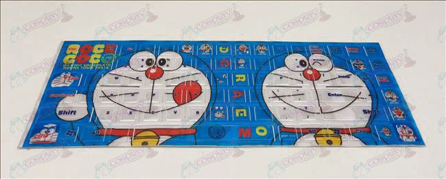 PVC Doraemon adesivos de teclado