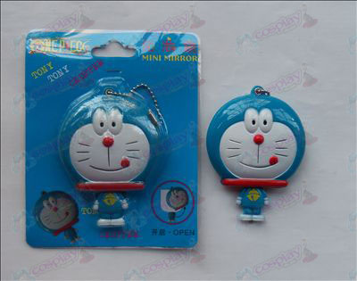 Doraemon língua lambendo espelho