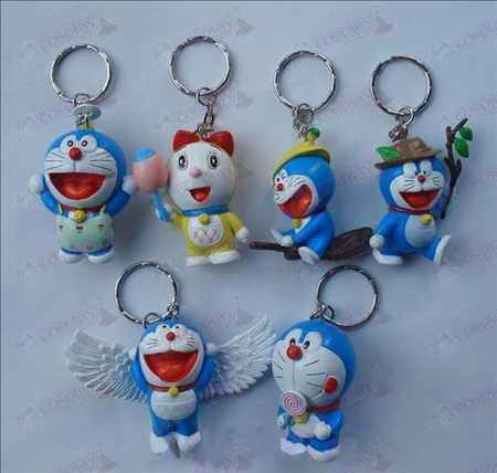6 Doraemon boneca chaveiro