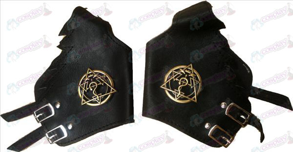 Fullmetal Alchemist temperado variedade de punk luvas de cobre