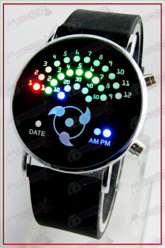Coloridos Fan coreana relógios LED - escrever olhos redondos