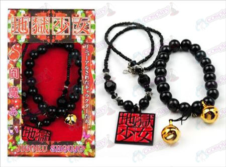 Embalado Hell Girl Acessórios Necklace + Bracelet