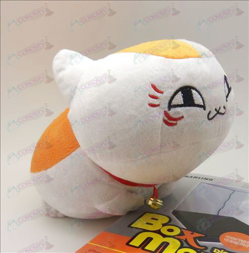 Livro de Amigos de Natsume Acessórios pequeno gato branco deitado boneca de pelúcia (31 centímetros