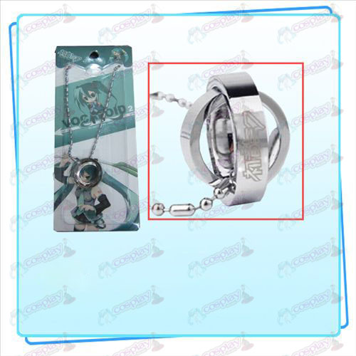 Hatsune colar anel duplo (cartão)