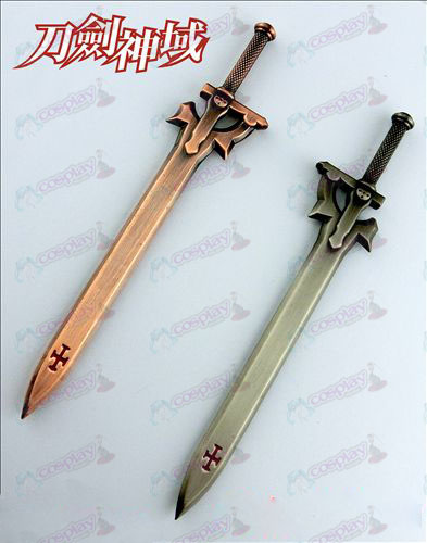 Espada de Arte em linha Acessórios Kazuto armas fivela (cor arma e Tong cores vermelho opcional)