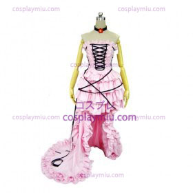 Chobits Chii vestido rosa Cosplay Lolita