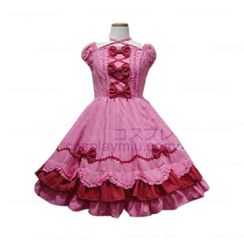 Peach Bow Princess Dress Cosplay Lolita