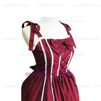 Lace Bow Decoração Crocheted Aparada Lolita vestido de Cosplay