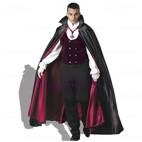 Gótico vampiro traje adulto Elite Colecção