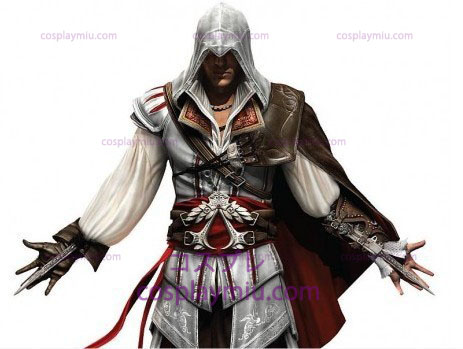 Assassins Creed II Cosplay Ezio Branco Edição