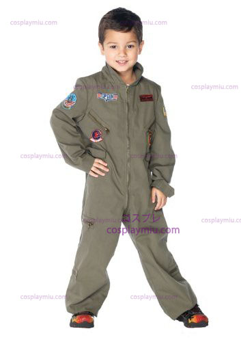 Top Gun vôo Terno Costume Crianças