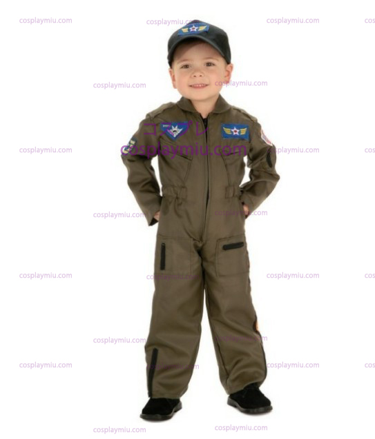 Kid caça da Força Aérea piloto Top Gun Halloween Costume