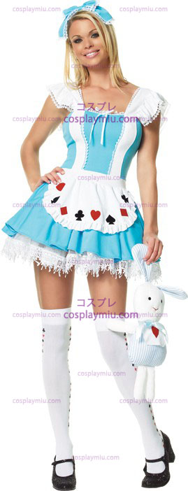 Alice no País das Maravilhas traje adulto Sexy