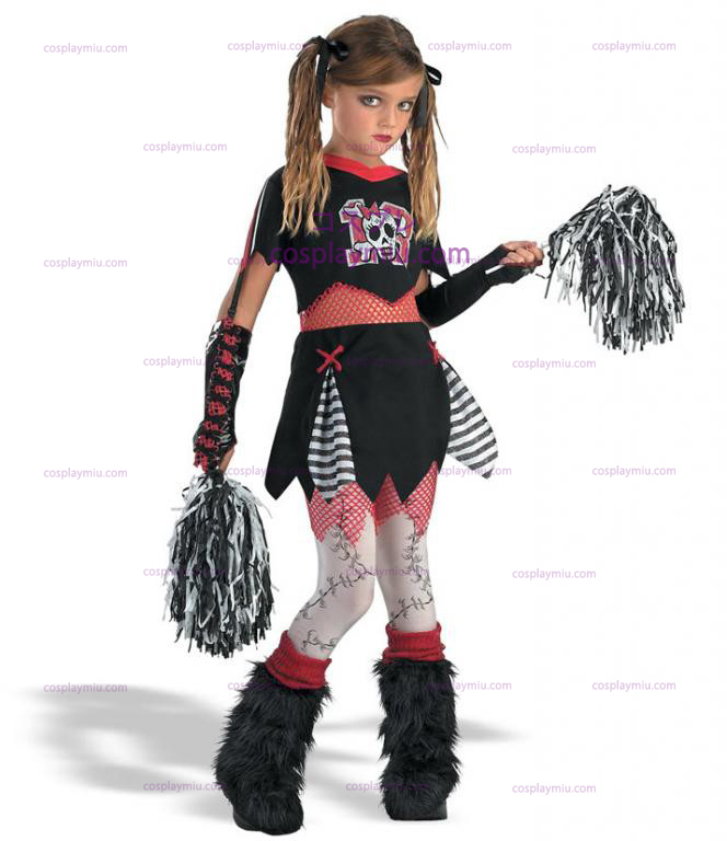 Goth Costume Criança Cheerleader