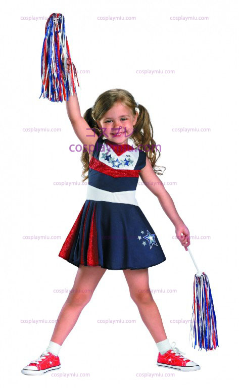 Superstar Criança Espírito Cheerleader e Costume Criança