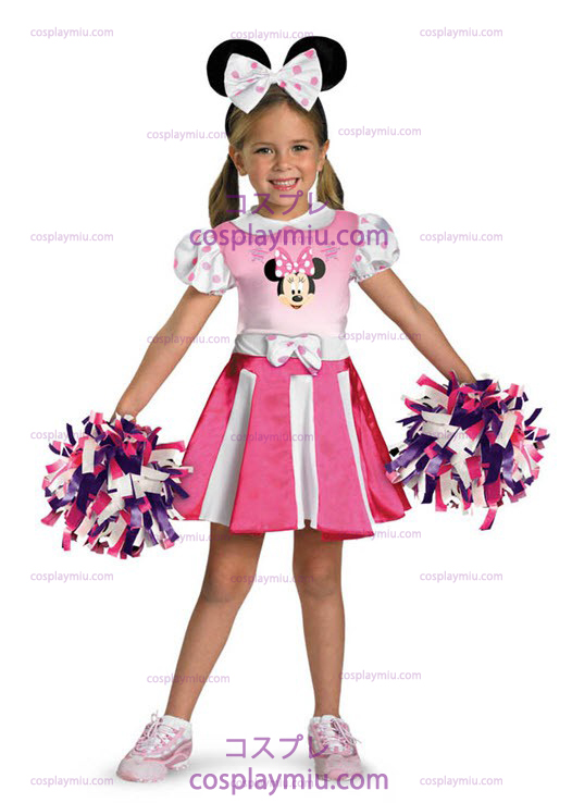 Minnie Mouse e Cheerleader Criança Costume Criança